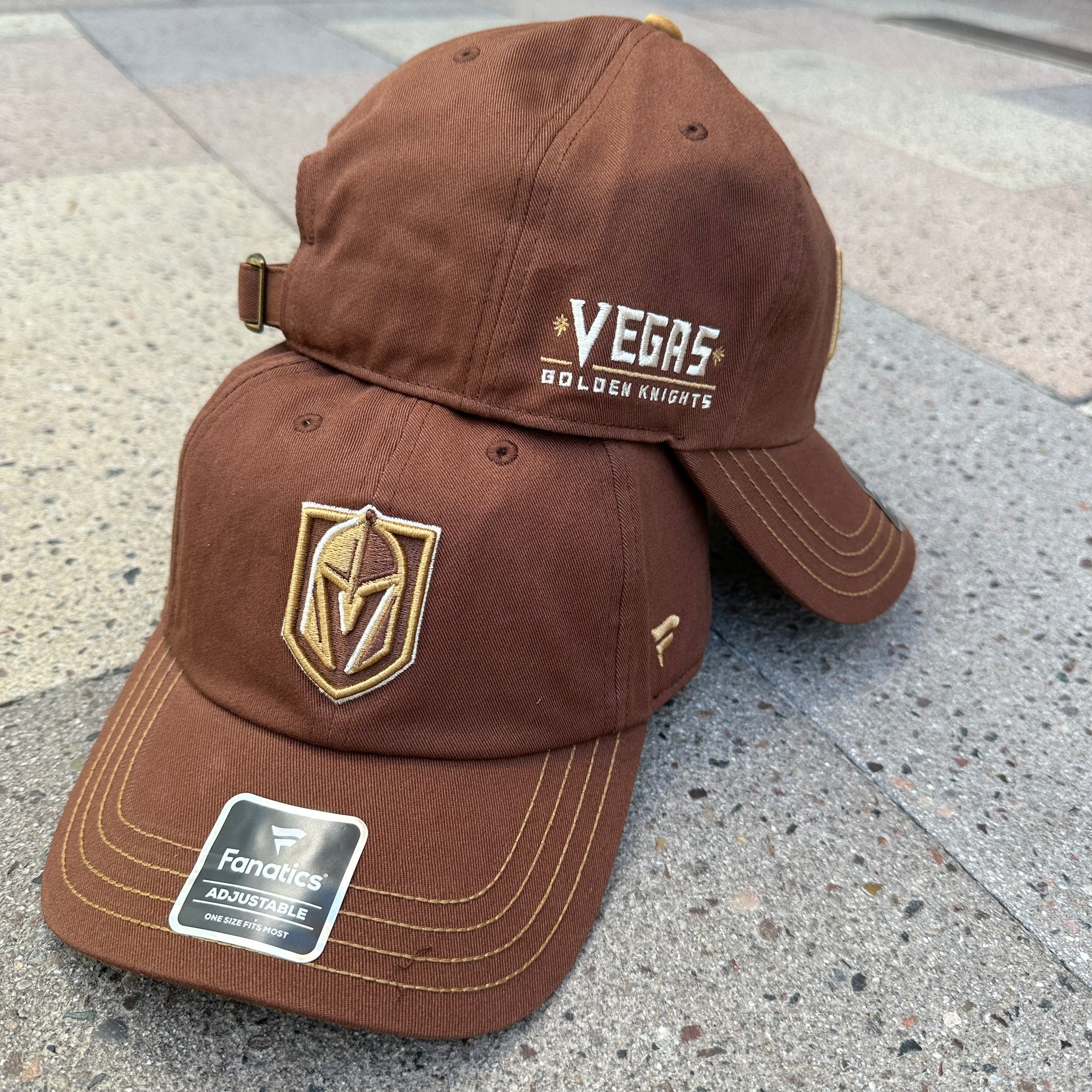 Vegas Golden Knights Timber Adjustable Hat - Cappuccino