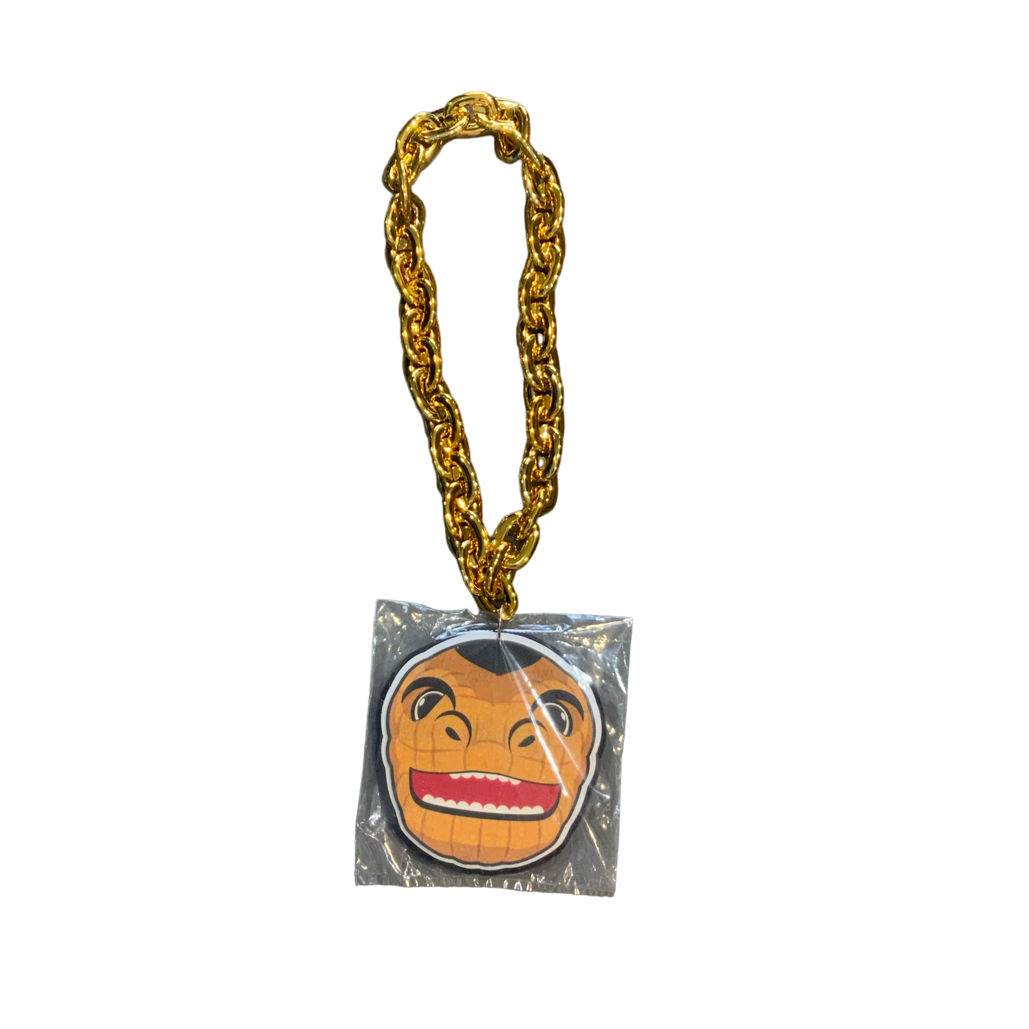 Vegas Golden Knights Chance Mascot Fan Chain 10 Inch 3D Foam Necklace-GOLD CHAIN