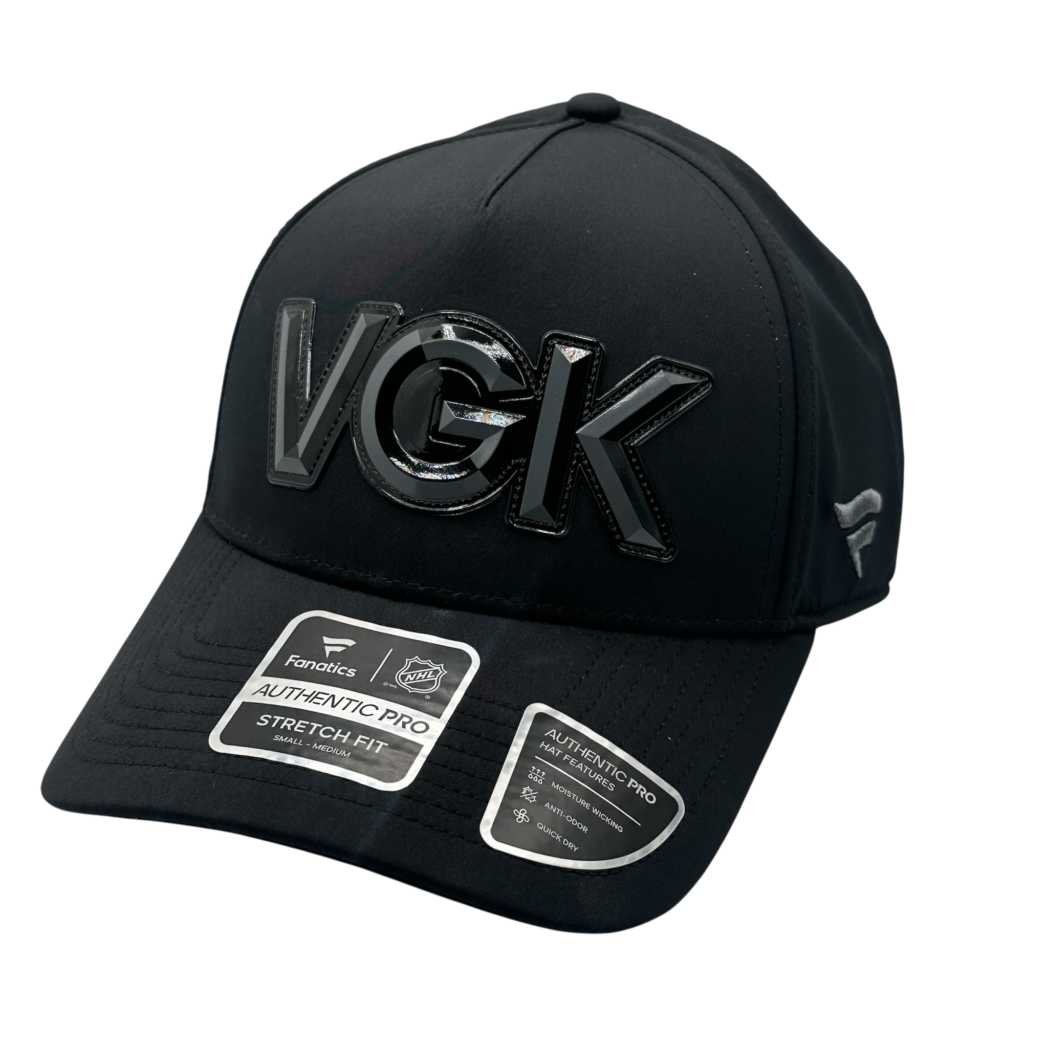 Vegas Golden Knights Fanatics Black Authentic Pro 2025 Road Team Flex Hat ***