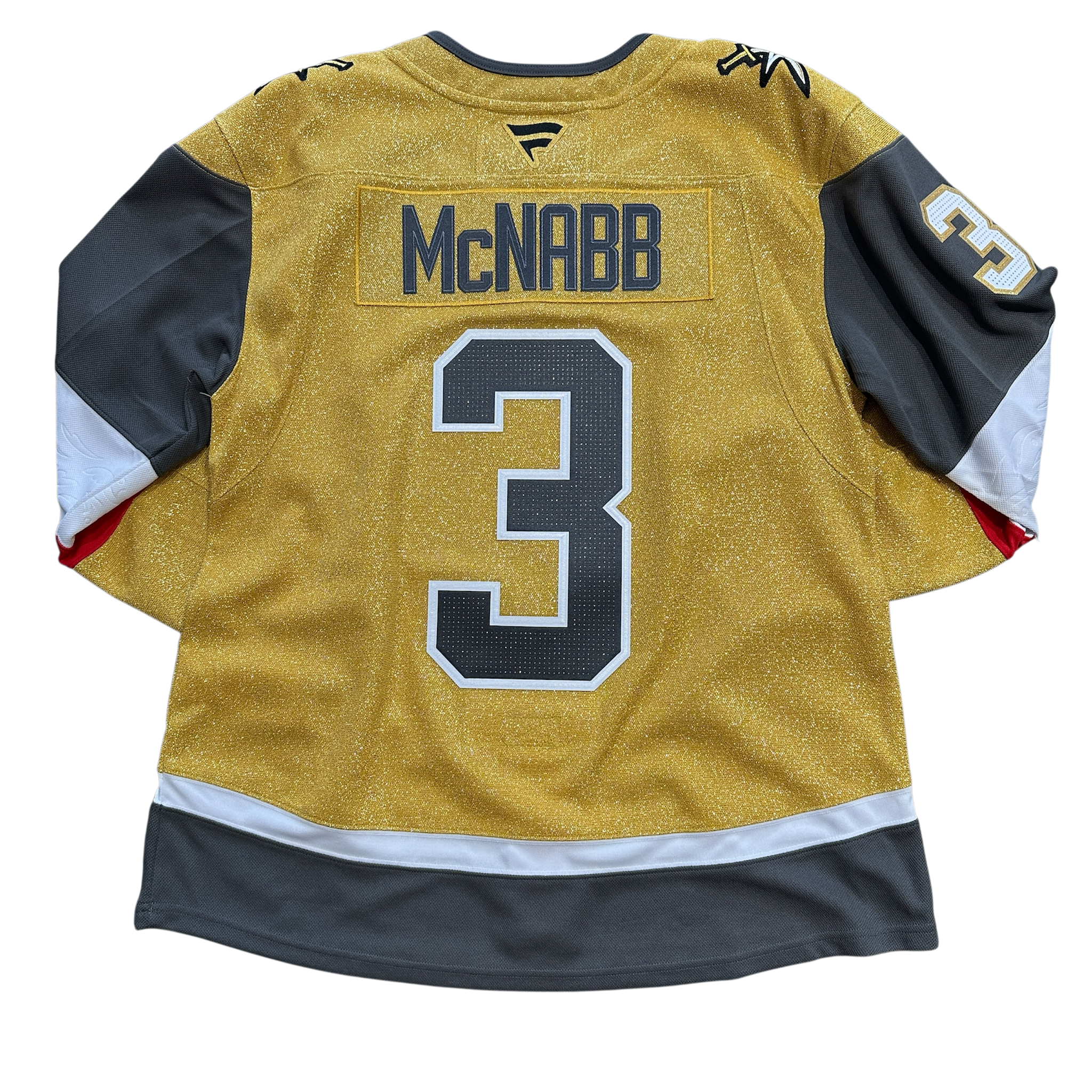 Vegas Golden Knights McNabb Men's Fanatics Premium Home Jersey - Gold