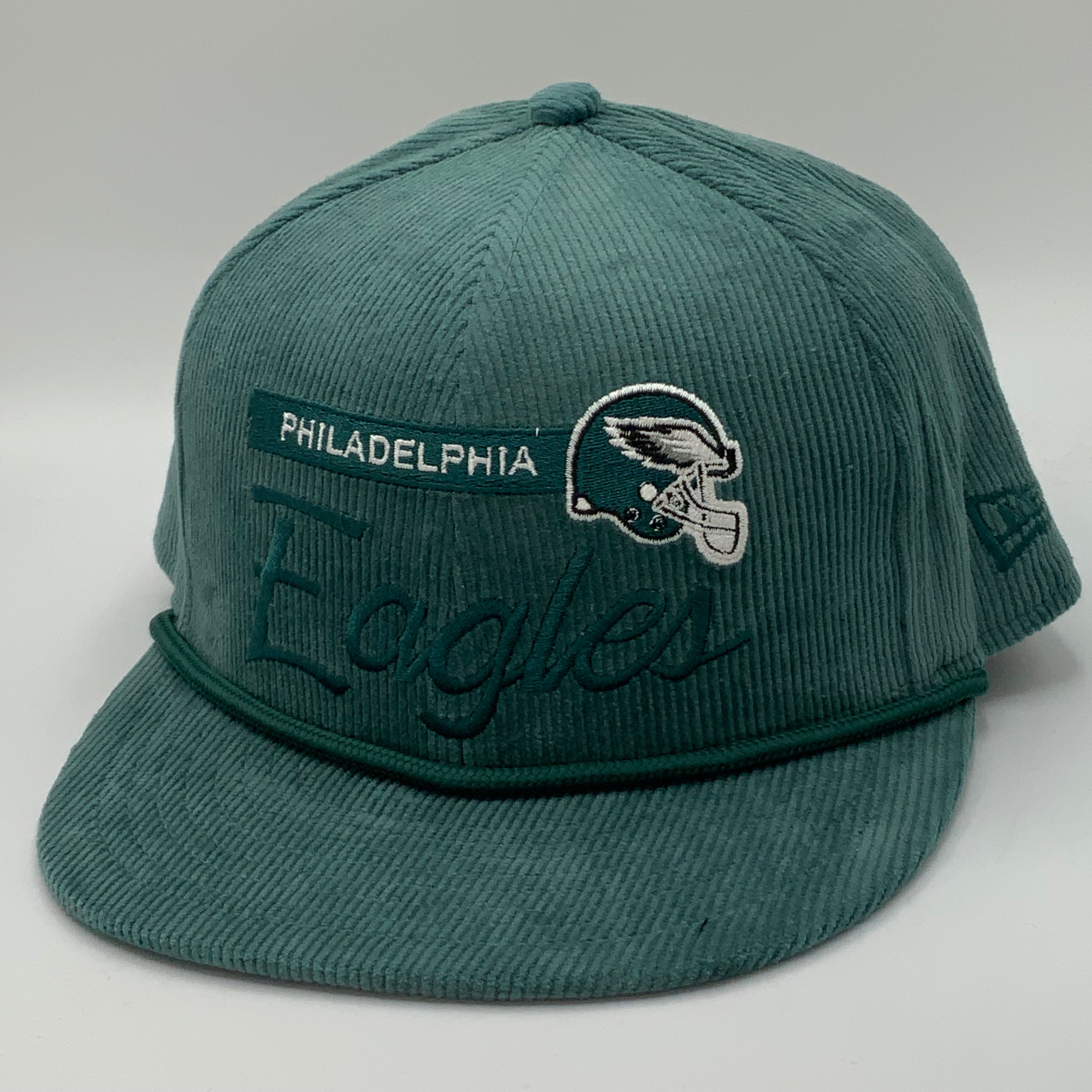 Threadbare Philadelphia Eagles Philadelphia Eagles Corduroy Rope New Era 9FIFTY Snapback Hat - Midnig ...