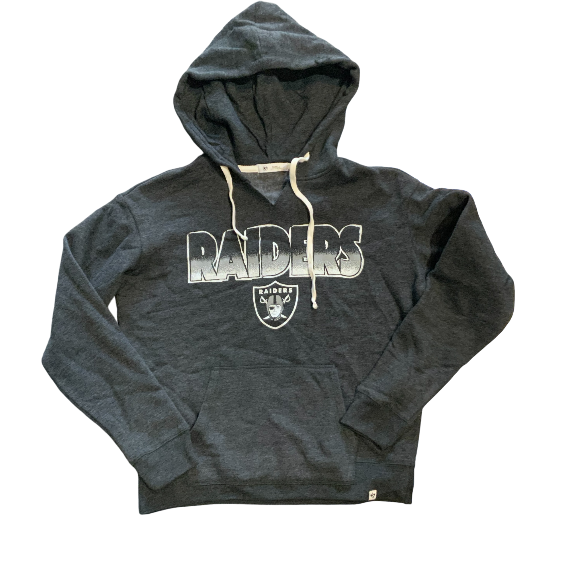 Las Vegas Raiders Women's Cropped Hooded Fleece Sweatshirt