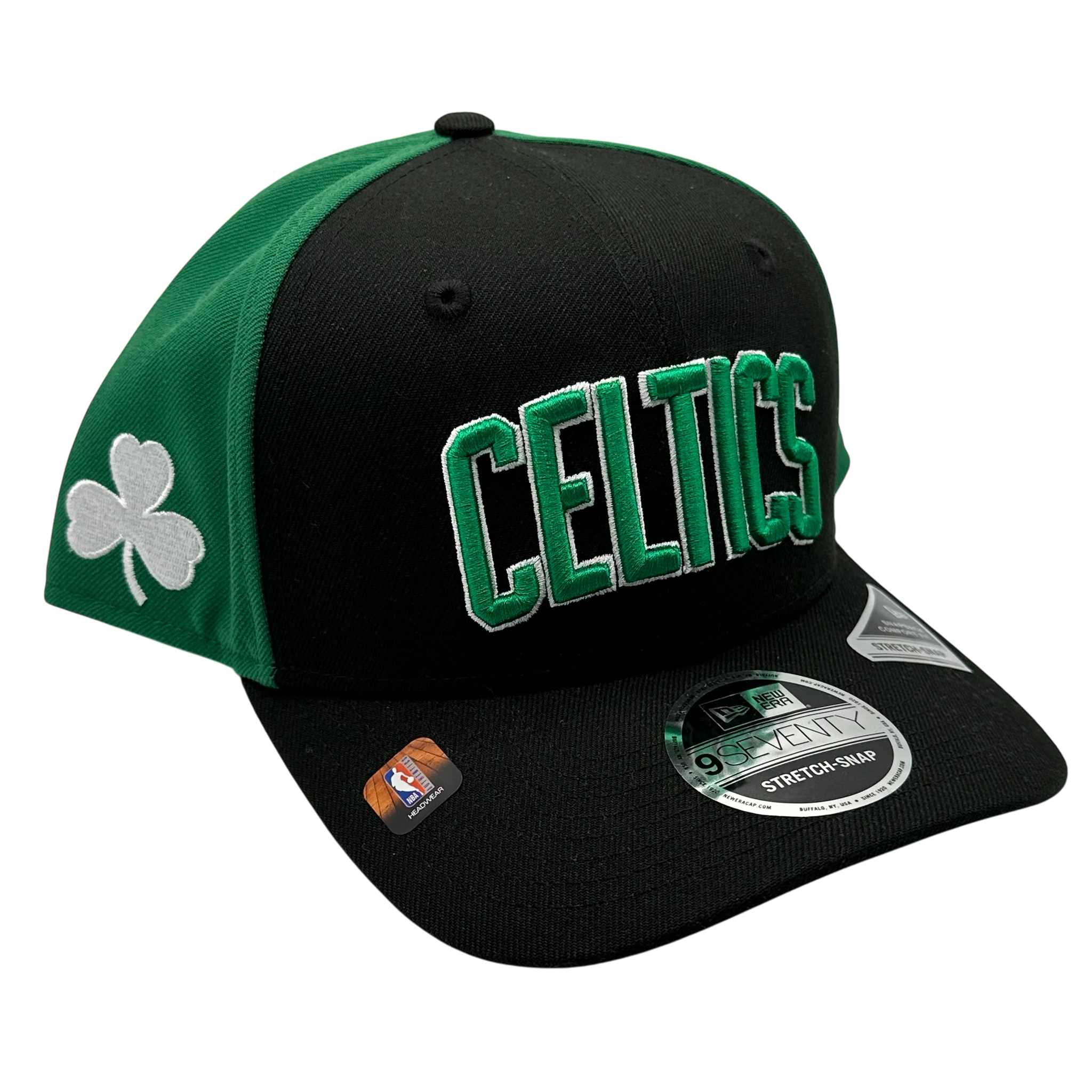Boston Celtics NBA 2024 Statement New Era 9SEVENTY Stretch-Snap Hat