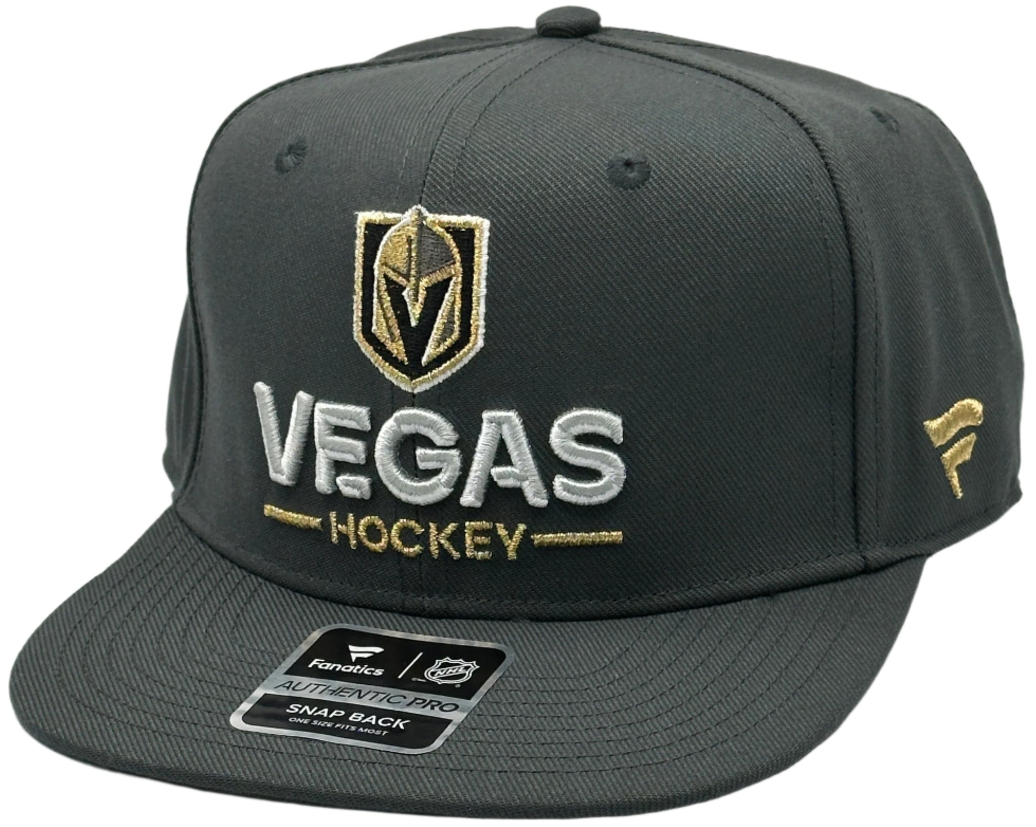 Vegas Golden Knights Fanatics 2025 Authentic Pro Rink Snapback Hat