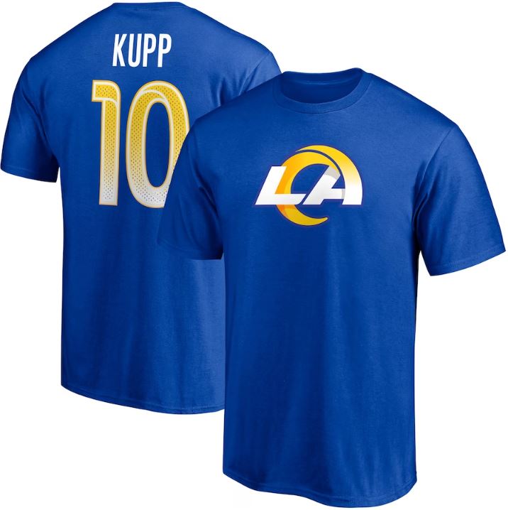 Cooper Kupp Los Angeles Rams Men's Player Icon Name & Number Royal T-Shirt