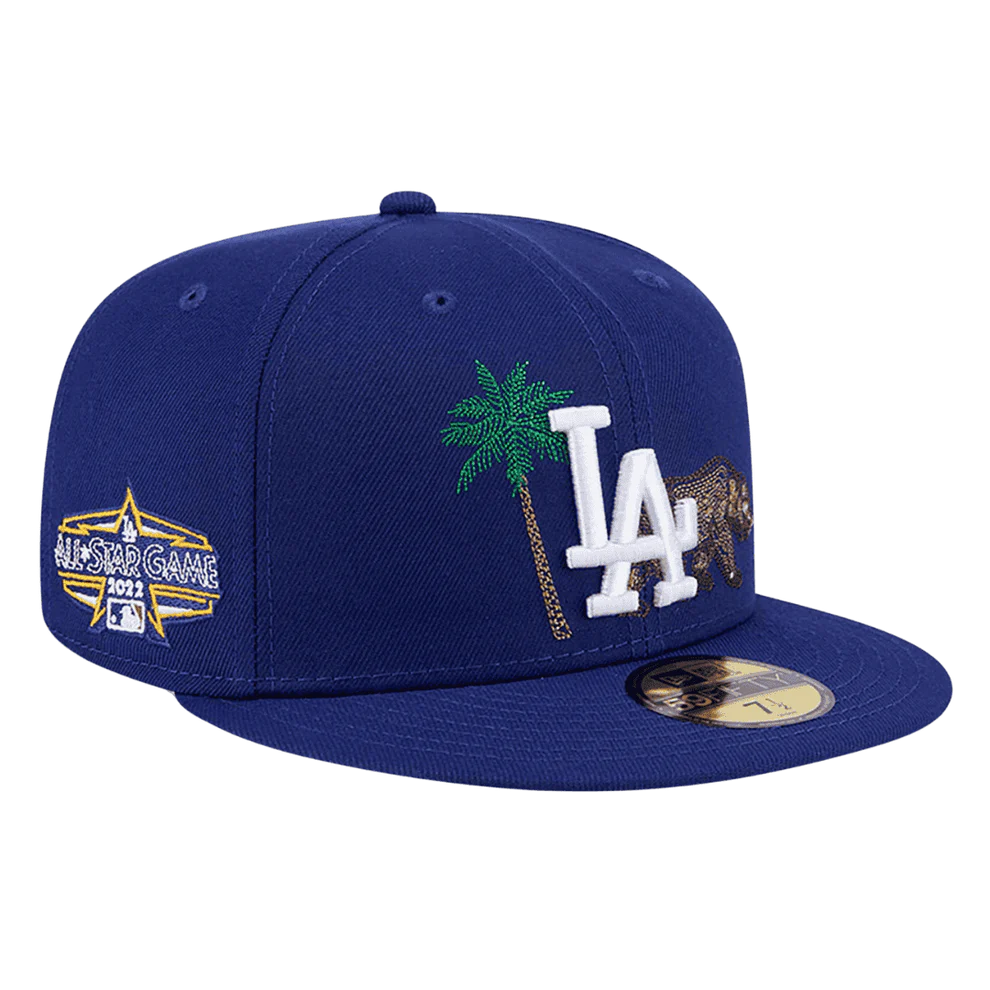 Los Angeles Dodgers State Stitch New Era Blue 59FIFTY Fitted Hat