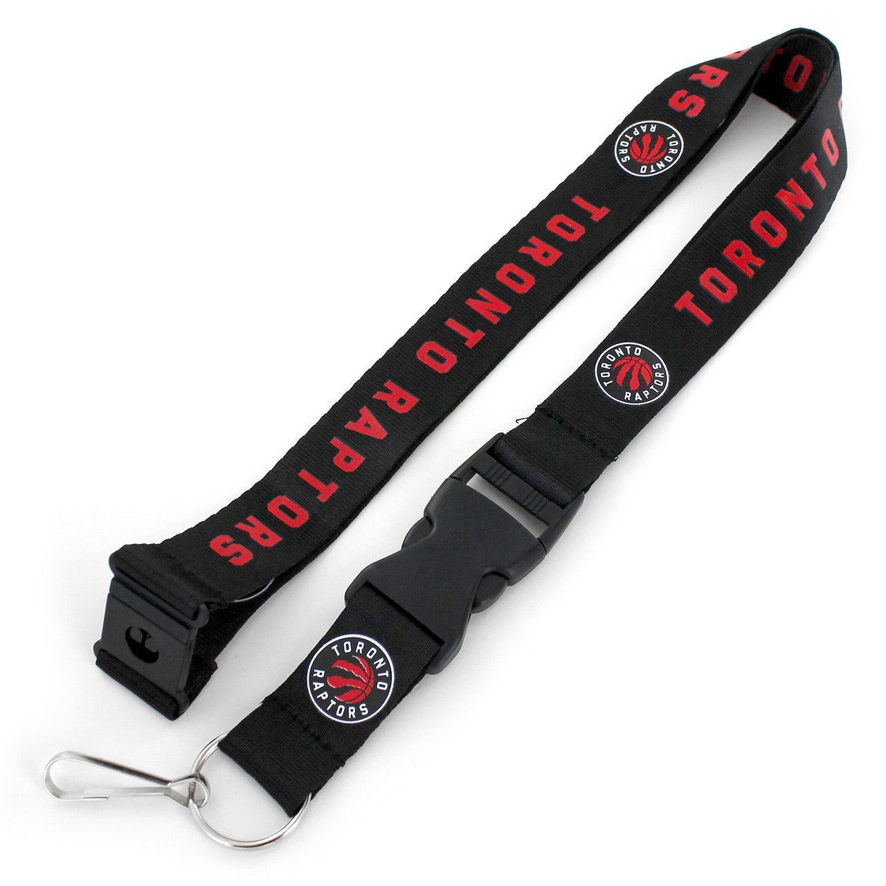Toronto Raptors Lanyard - Black and Red