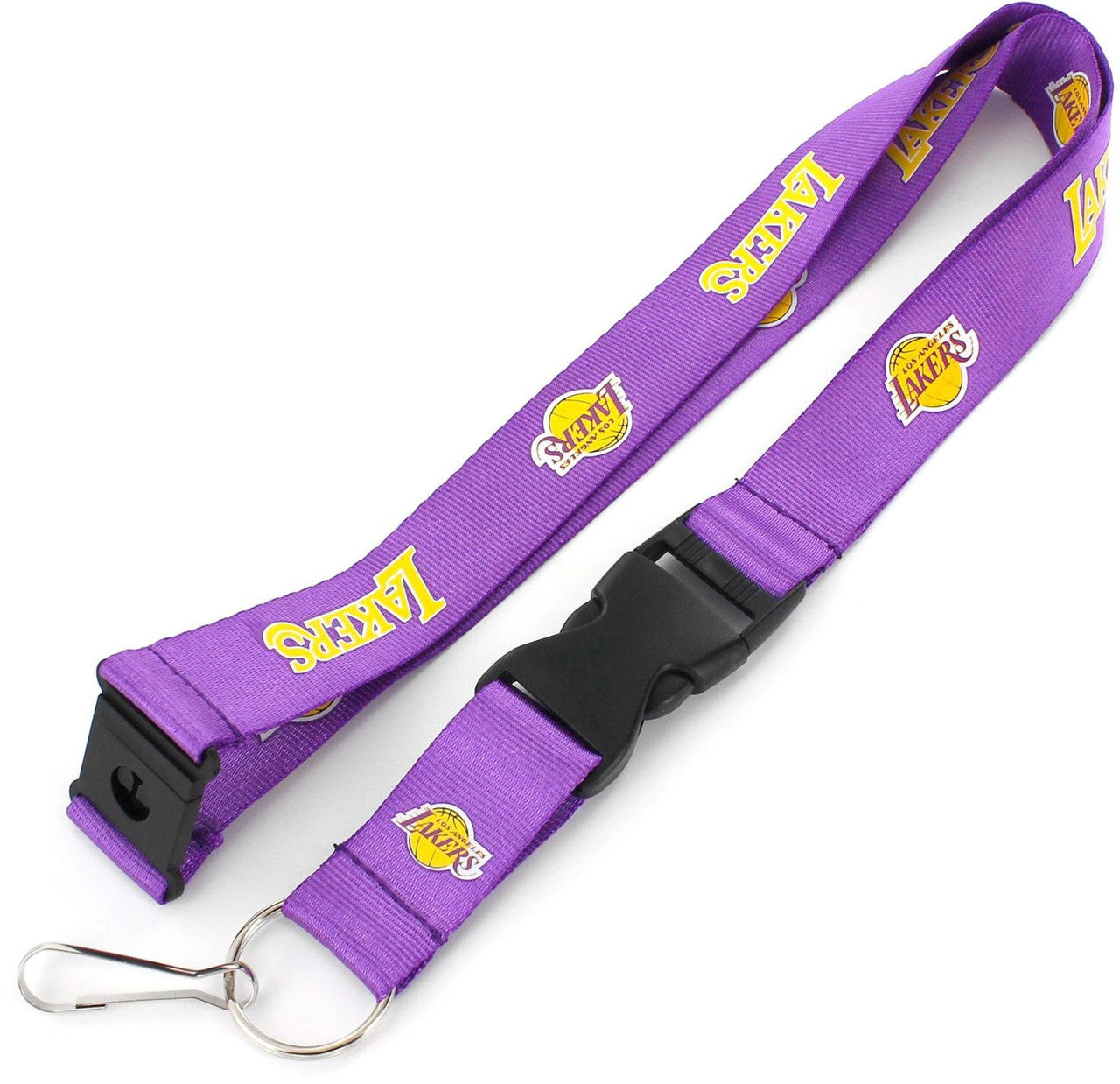 Los Angeles Lakers Hardwood Classic Lanyard - Purple