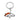Denver Broncos Logo Keychain
