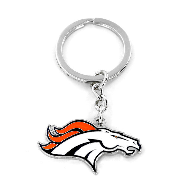 Denver Broncos Logo Keychain