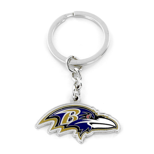 Baltimore Ravens Logo Keychain