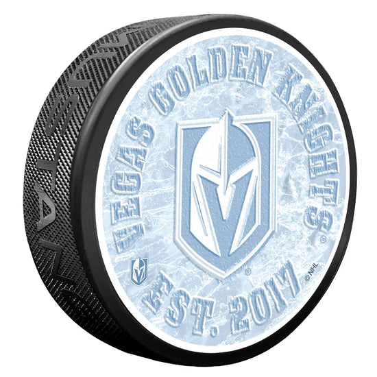 Vegas Golden Knights 3D Frozen DESIGNED PUCK