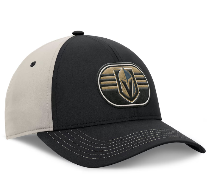 Vegas Golden Knights Fanatics 2025 Stanley Cup Playoffs Locker Room Trucker Adjustable Hat - Black/Gray ***
