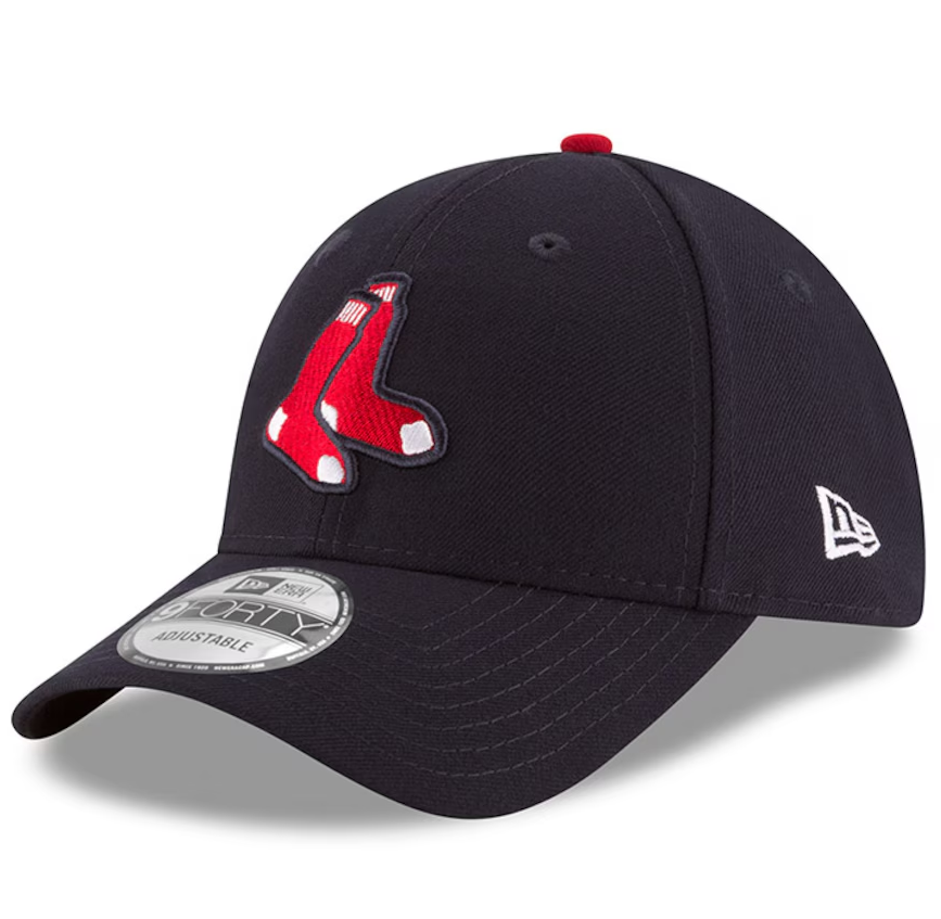 Boston Red Sox New Era League Logo 9FORTY Adjustable Hat - Navy