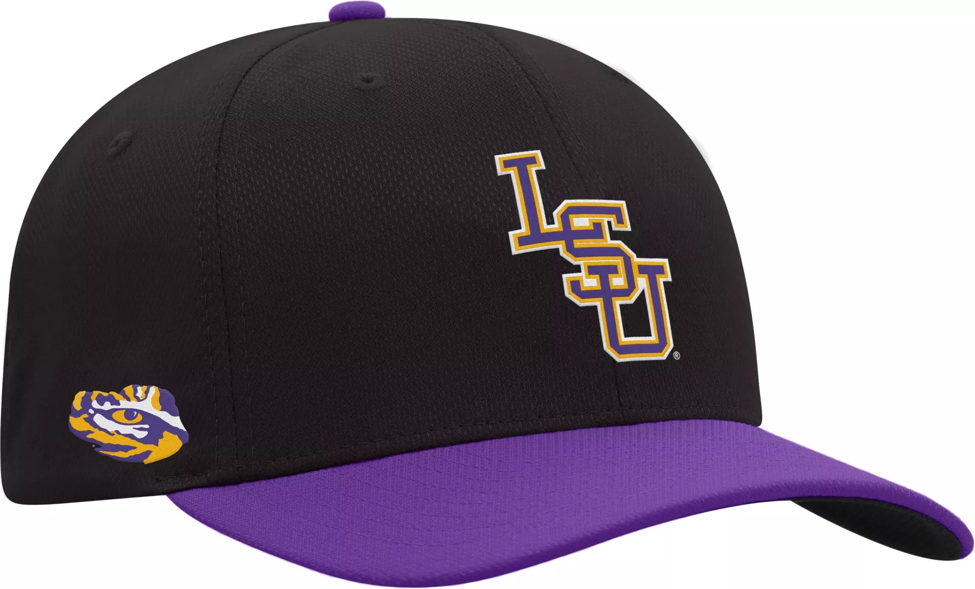 LSU Tigers Purple Reflex Two-Tone Fitted Hat