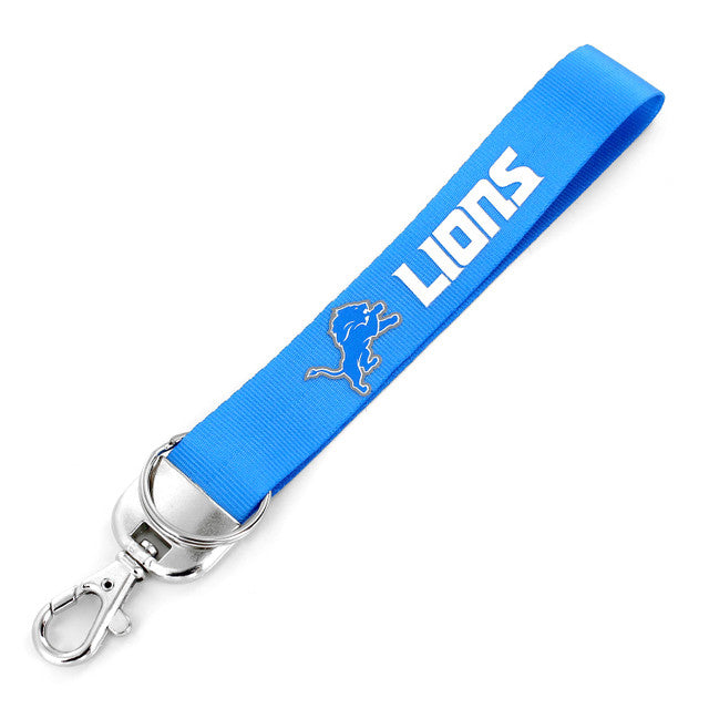 DETROIT LIONS DELUXE WRISTLET KEYCHAIN