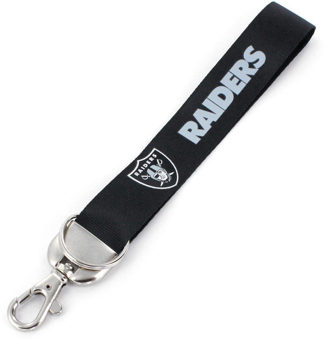LAS VEGAS RAIDERS DELUXE WRISTLET KEYCHAIN