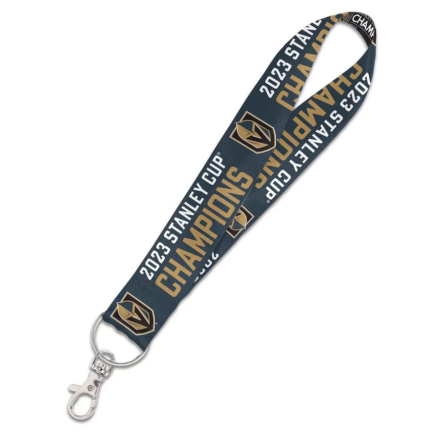 VEGAS GOLDEN KNIGHTS 2023 STANLEY CUP CHAMPIONS 7" KEY STRAP