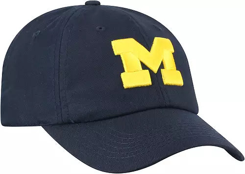 Michigan Wolverines Top of the World Blue Staple Adjustable Hat - Navy
