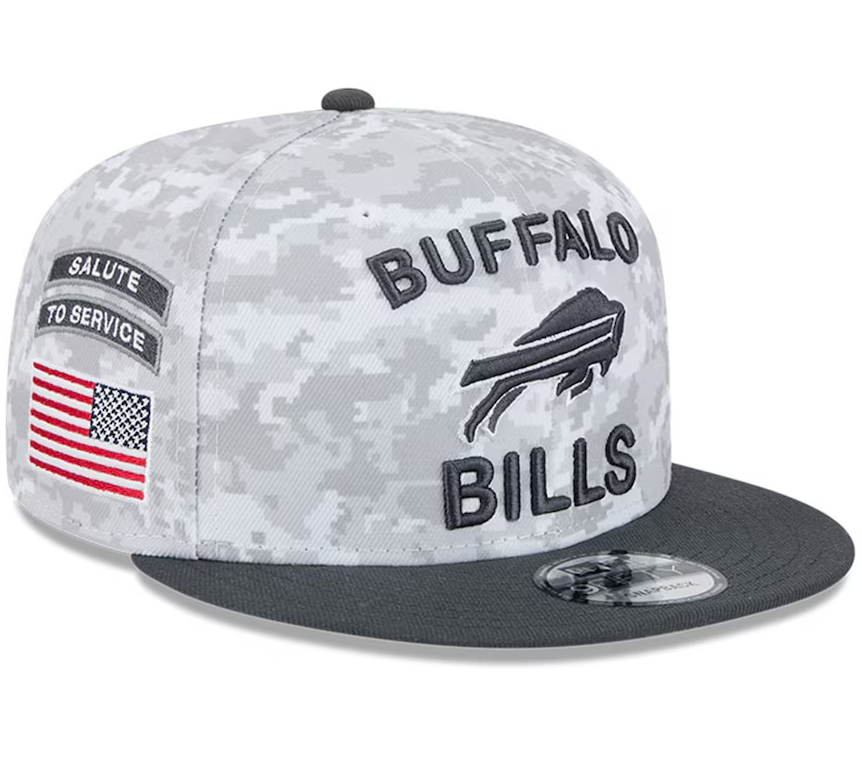 Buffalo Bills NFL 2024 Salute to Service New Era 9FIFTY Snapback Hat