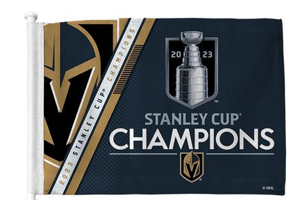 Vegas Golden Knights 2023 Stanley Cup Champions Car Flag