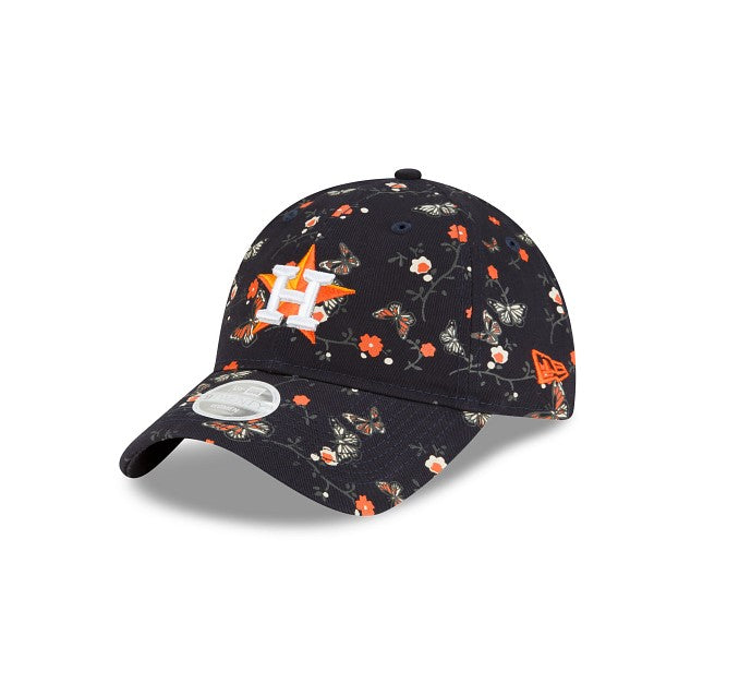 Houston Astros New Era 9Twenty Womens Navy Blue Floral Adjustable Hat