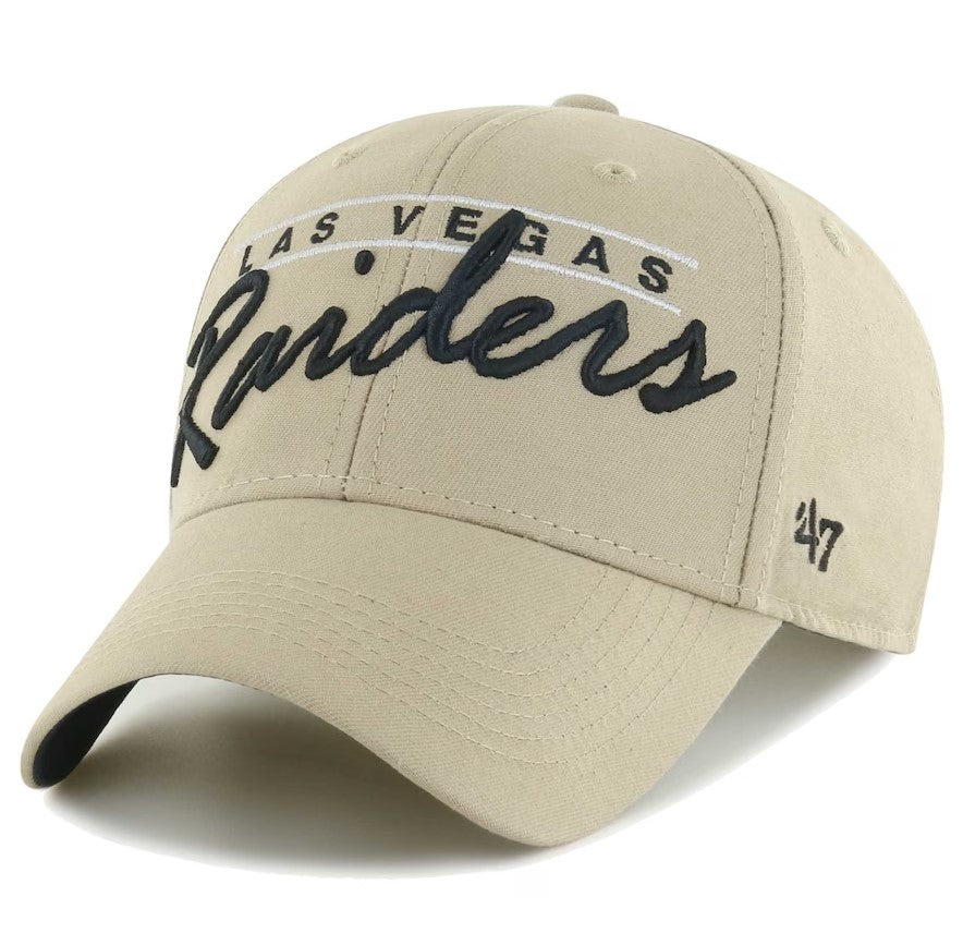 Las Vegas Raiders '47 Atwood MVP Adjustable Hat - Khaki