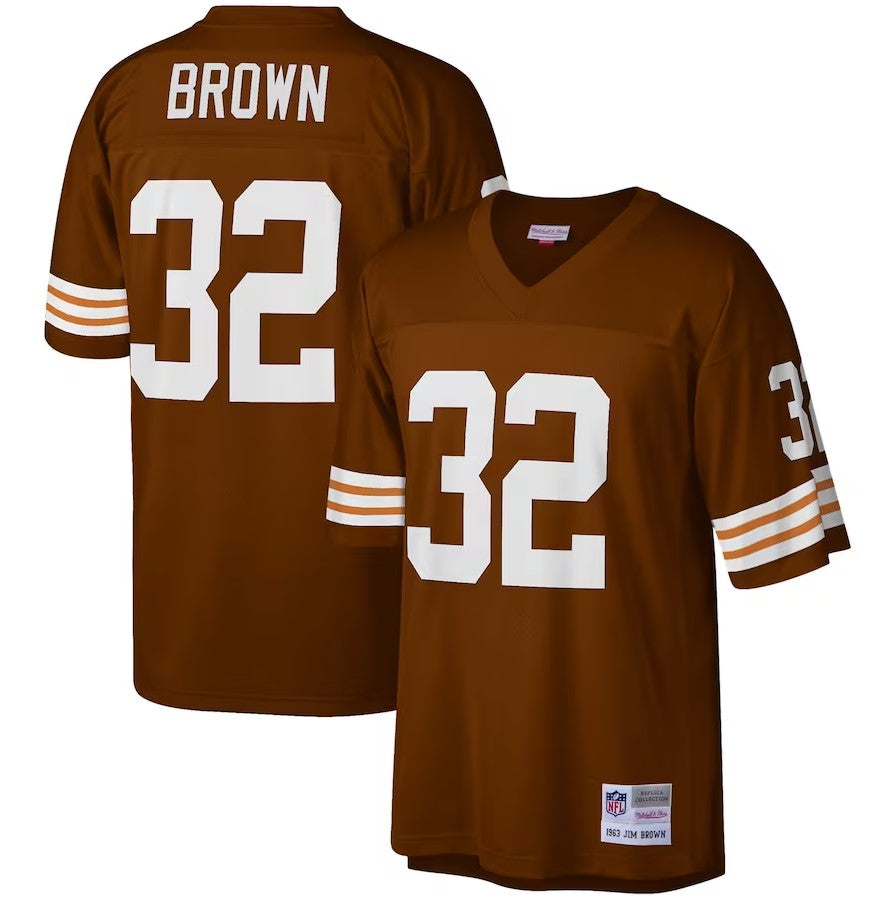 Cleveland Browns Jim Brown Mitchell & Ness Brown Legacy Jersey