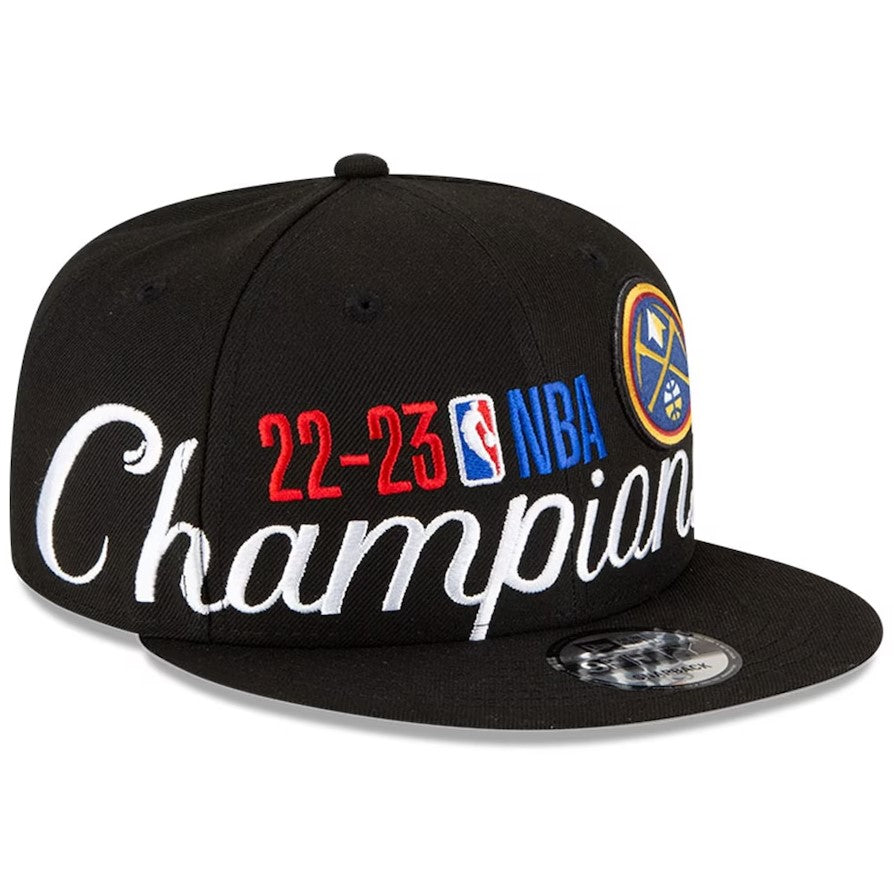 Denver Nuggets Black 2023 NBA Finals Champions Locker Room 9FIFTY Snapback Hat