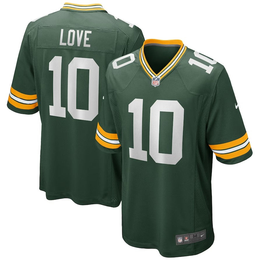 Men's Green Bay Packers Jordan Love Nike Green Player Game Jersey ***