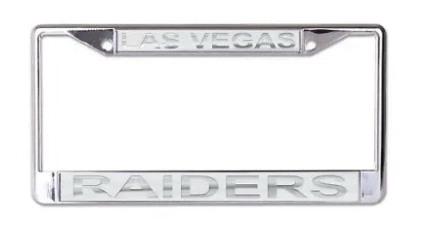 Raiders Chrome License Plate Frame