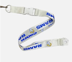 Rams NFL Lanyard- WHITE