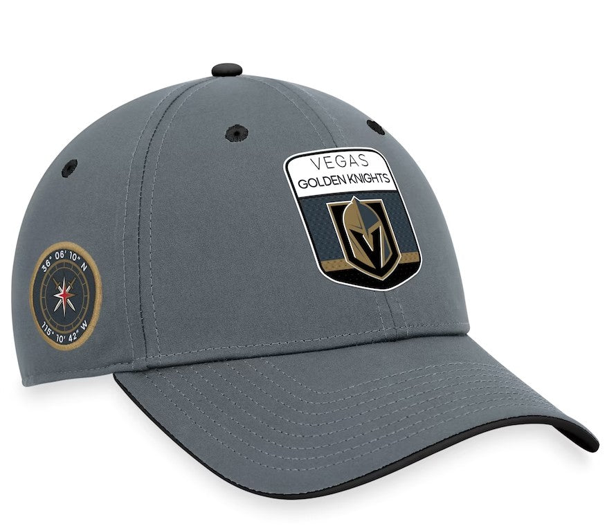 Vegas Golden Knights Authentic Pro Home Ice Flex Hat - Gray
