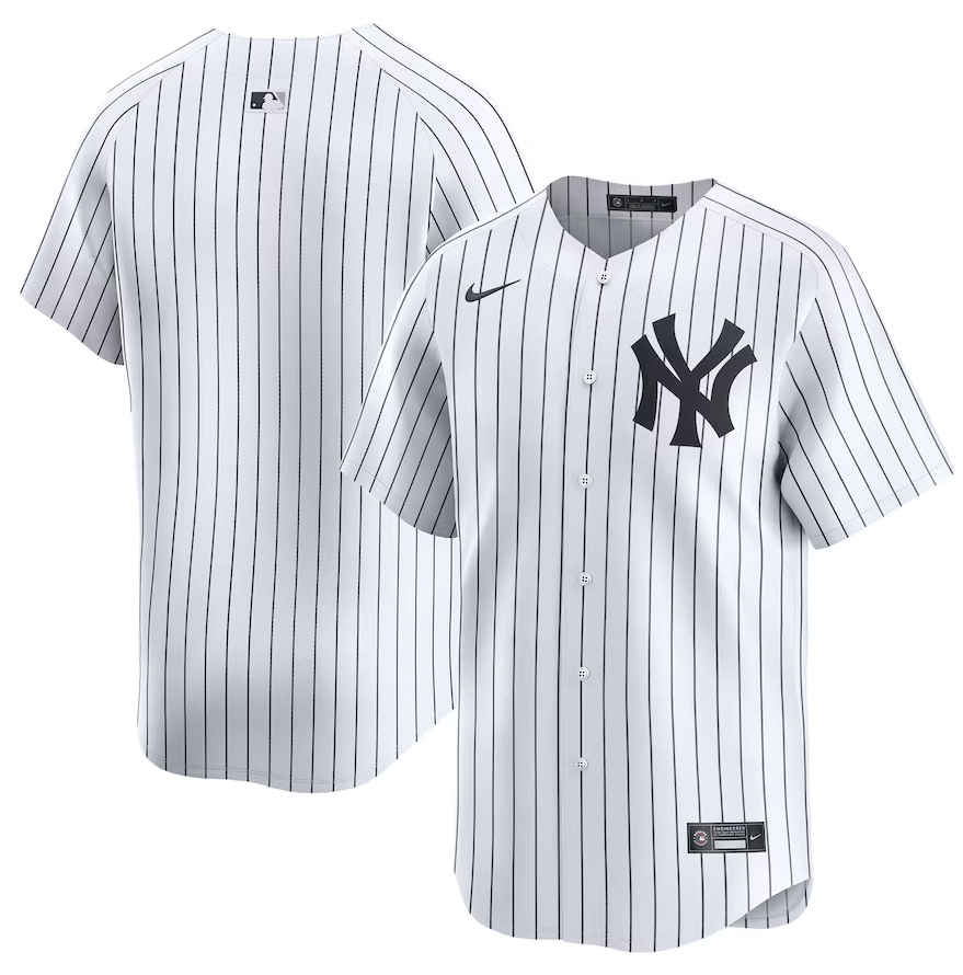 Men's New York Yankees Nike White Home Limited Jersey ***