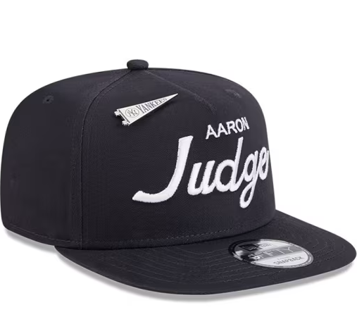 New York Yankees Aaron Judge Team Pin 9FIFTY Snapback Hat