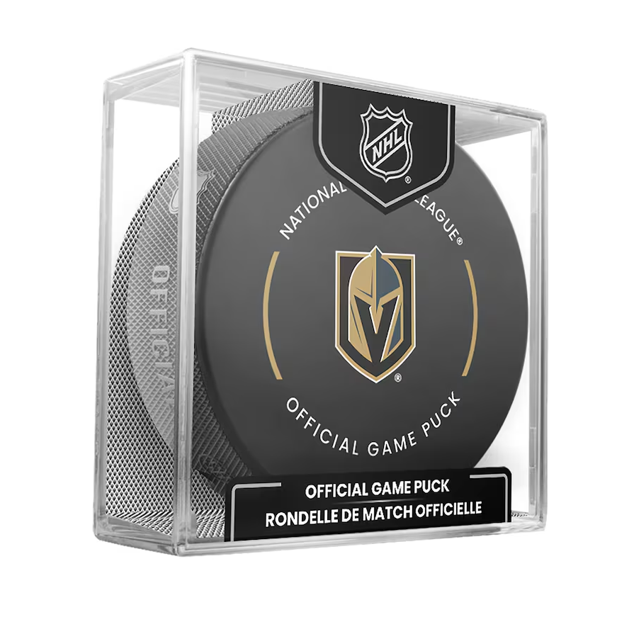 Vegas Golden Knights Inglasco Official Game Puck