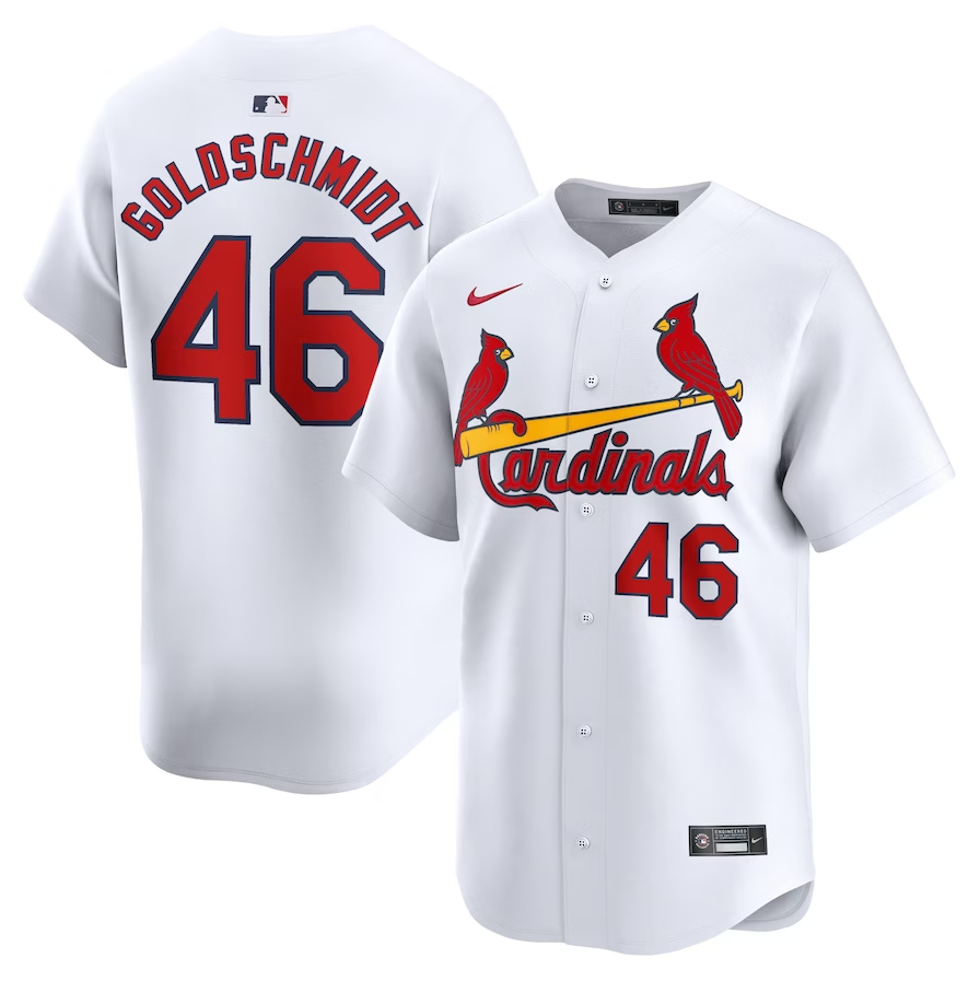 Paul Goldschmidt St. Louis Cardinals Nike Home Limited Player Jersey - White ***