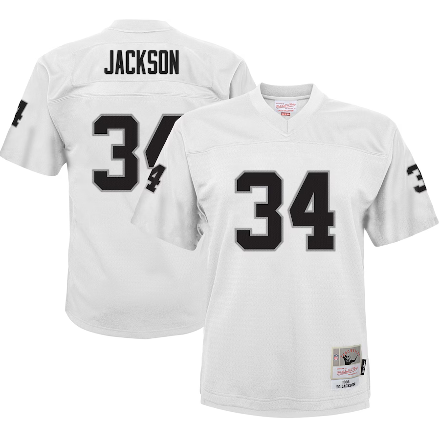 Bo Jackson Las Vegas Raiders Mitchell & Ness Legacy Replica Jersey - White