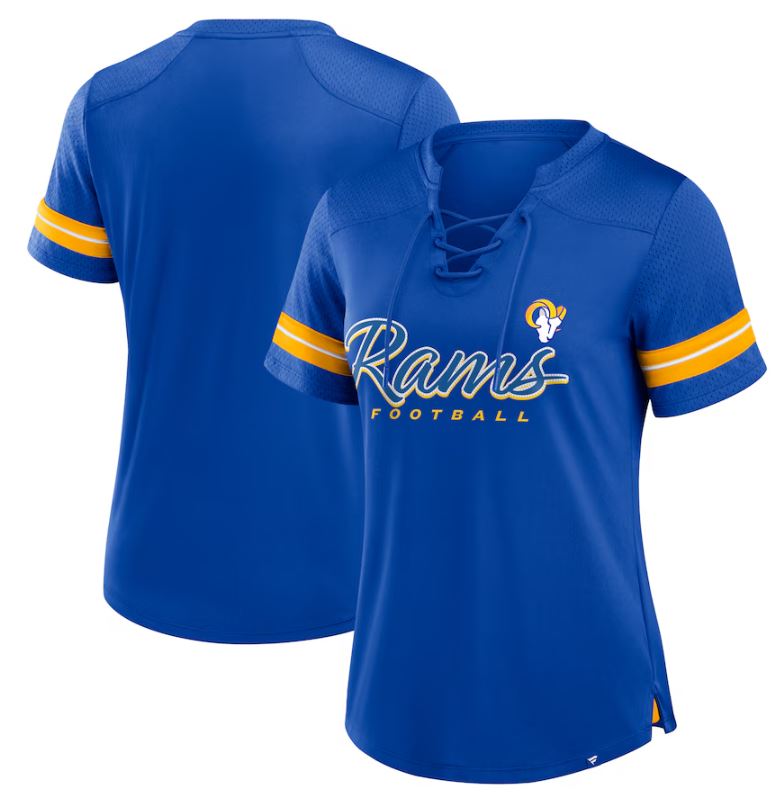 Los Angeles Rams Women's Play Script Fashion Top