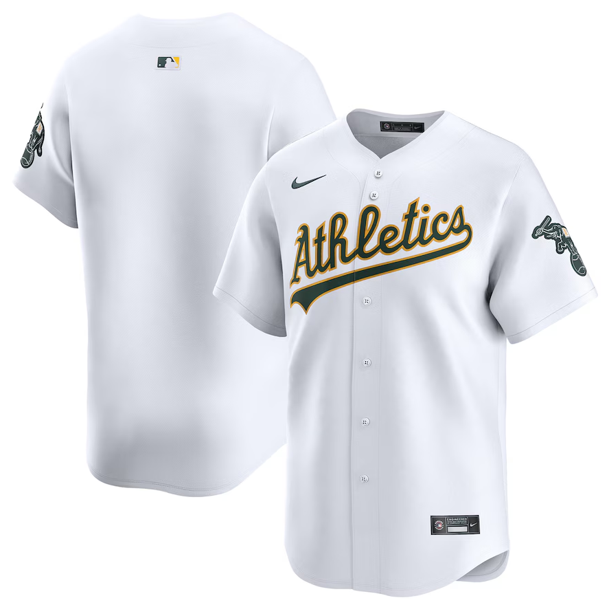 Athletics Nike Home Limited Jersey - White ***