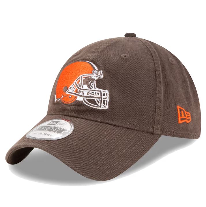 Men's Cleveland Browns New Era Brown Core Classic 9TWENTY Adjustable Hat