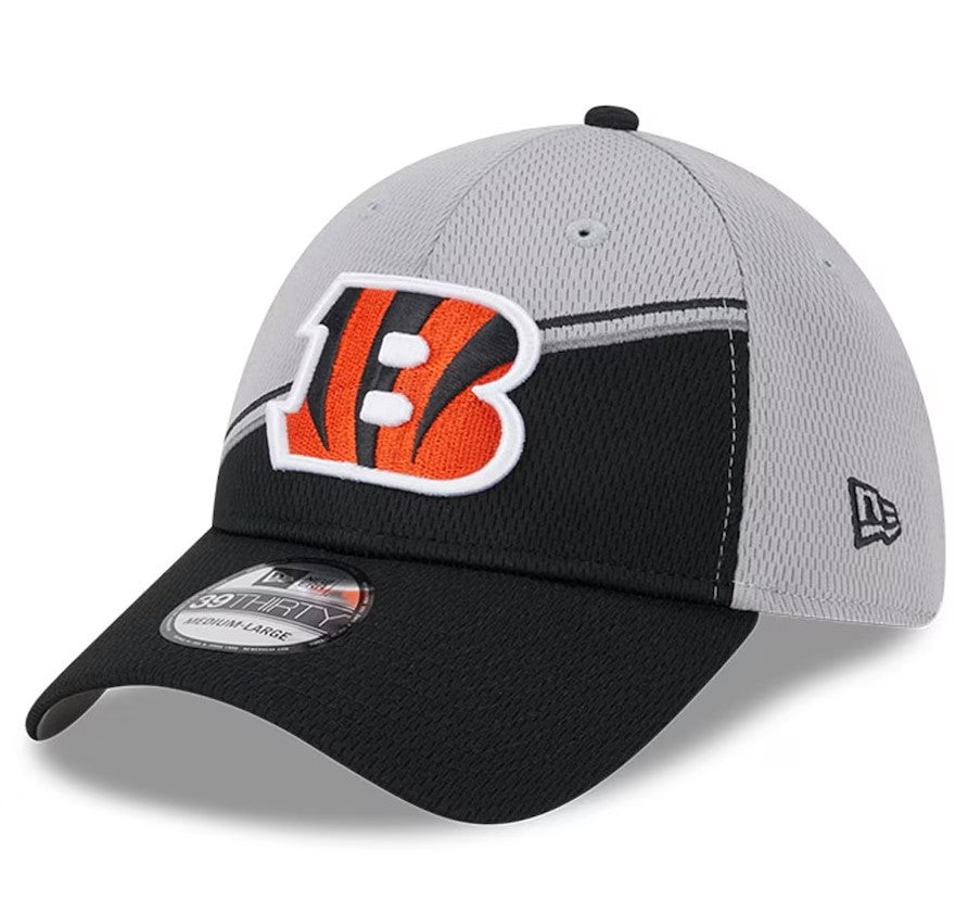 Cincinnati Bengals 2023 Sideline 39THIRTY Flex Hat - Gray/Black