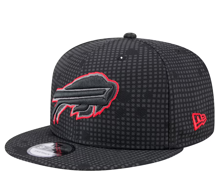 Buffalo Bills New Era Midnight Ink Pop Outline 9FIFTY Snapback Hat - Black