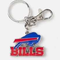 Buffalo Bills Word Mark Logo Keychain