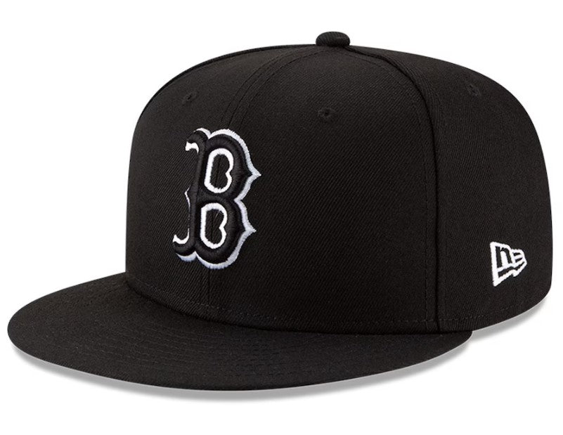Boston Red Sox New Era B-Dub 59FIFTY Fitted Hat - Black