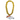 Denver Broncos Oversized 3D Foam Logo Fan Chain Necklace - Gold Chain