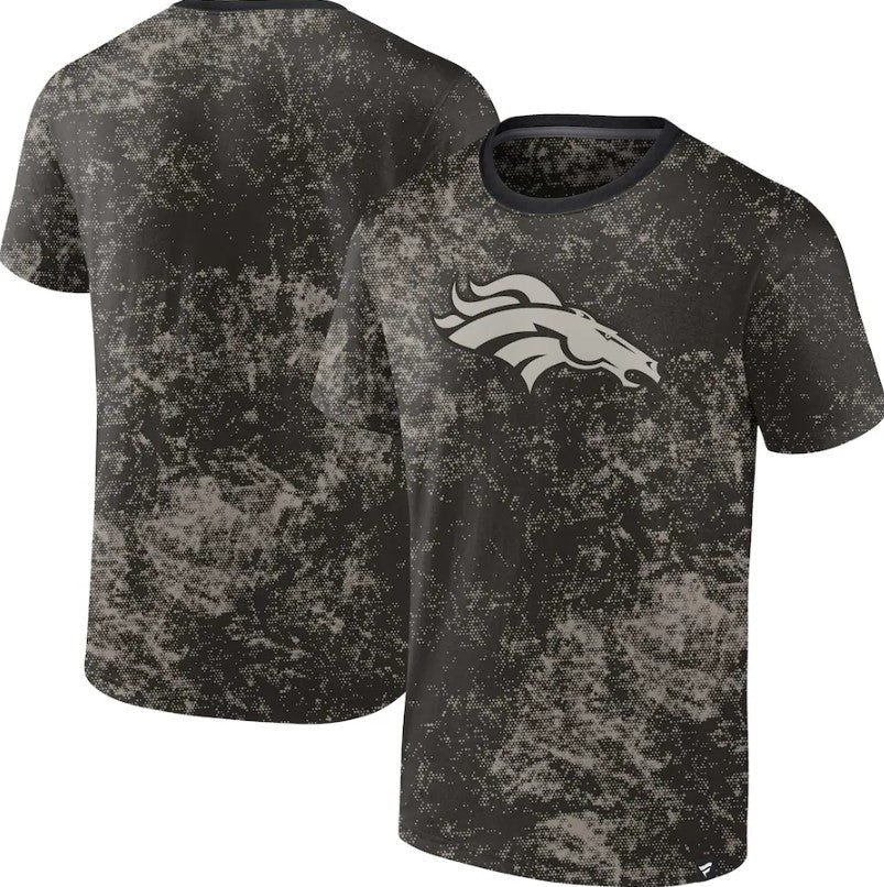 Denver Broncos Shadow T-Shirt - Black