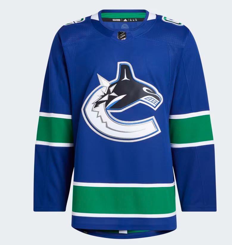 Vancouver Canucks Men's Adidas Home Authentic Jersey