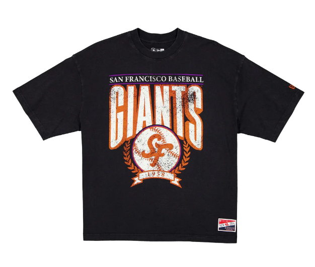San Francisco Giants Distressed City Connect T-Shirt - Black