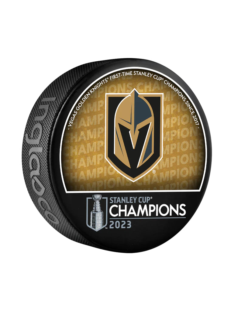 Vegas Golden Knights 2023 Stanley Cup Champions Hockey Puck ***